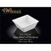 15 X 4.5 CM SQUARE DISH - WHITE - WILMAX (6pcs)