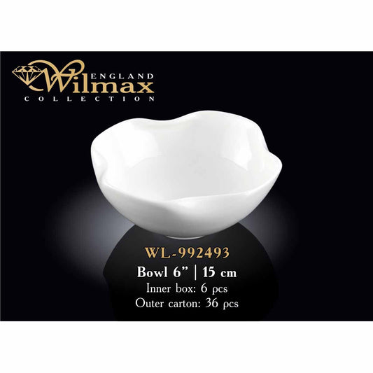 6" BOWL - WHITE - WILMAX # WL-992493