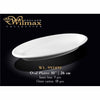 10" | 26 CM OVAL PLATTER - WHITE - WILMAX (3pcs)