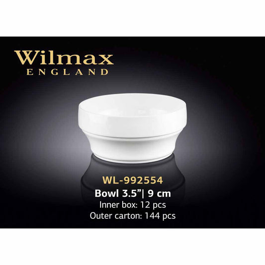 9 CM BOWL - WHITE - WILMAX # WL-992554