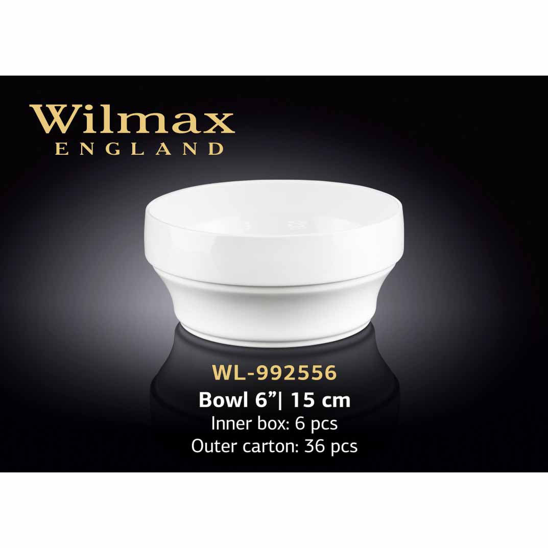 15 CM BOWL - WHITE - WILMAX # WL-992556