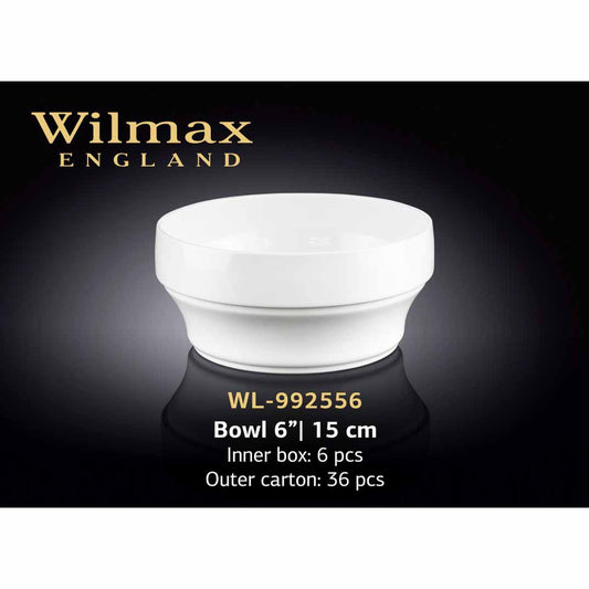 15 CM BOWL - WHITE - WILMAX # WL-992556