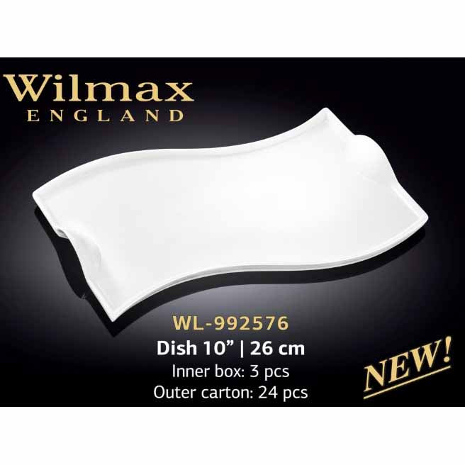 26CM DISH - WHITE - WILMAX # WL-992576