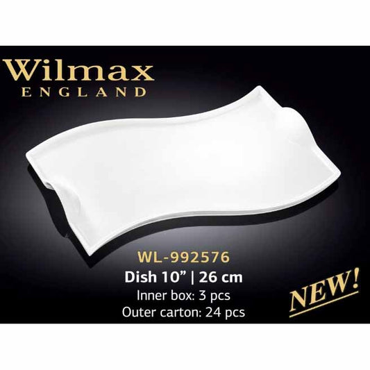 26CM DISH - WHITE - WILMAX # WL-992576