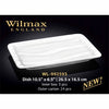 10.5" X 6.5" | 26.5 X 16.5 CM DISH - WHITE - WILMAX # WL-992593