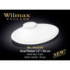 12" | 30 CM OVAL PLATTER - WHITE - WILMAX # WL-992630