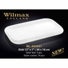 12" X 7" | 30 X 18 CM DISH - WHITE - WILMAX # WL-992661