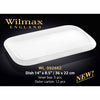 36 X 22CM RECTANGULAR PLATE - WHITE - WILMAX # WL-992662