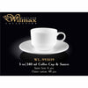 5 OZ CUP & SAUCER - WHITE - WILMAX # WL-993039