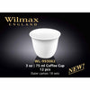 ARABIC STYLE 3 OZ TEACUP - WHITE - WILMAX # WL-993062