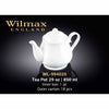 29 OZ TEAPOT - WHITE - WILMAX # WL-994020
