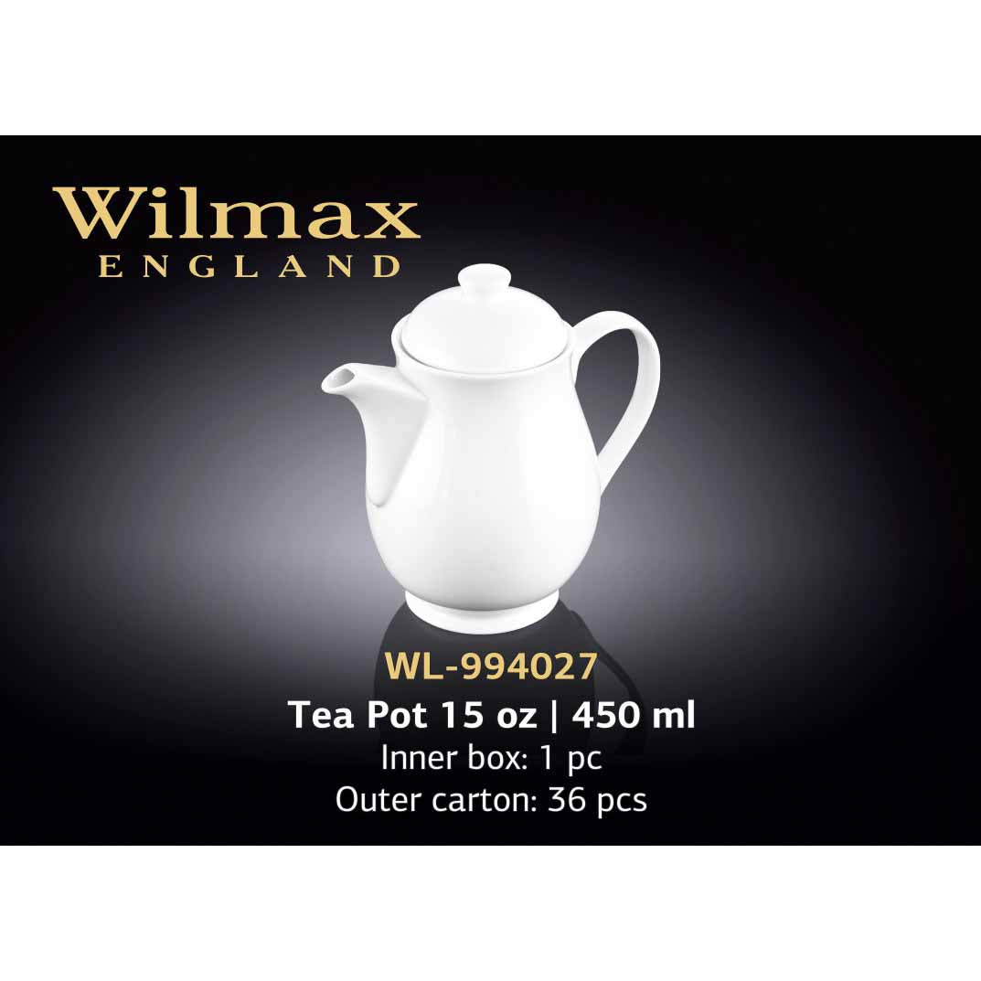 15 盎司茶壺 - 白色 - WILMAX # WL-994027