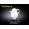 15 OZ TEAPOT - WHITE - WILMAX # WL-994027
