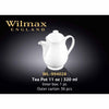 11 OZ TEAPOT - WHITE - WILMAX # WL-994028