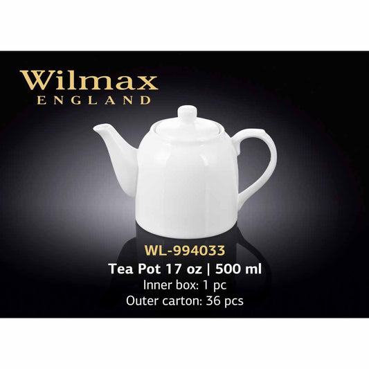 TEAPOT - WHITE - WILMAX # WL-994033