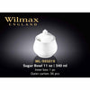 11 OZ SUGAR BOWL - WHITE - WILMAX # WL-995019