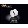 NAPKIN RING - WHITE - WILMAX # WL-996044