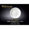 MULTI - USE SAUCER - WHITE - WILMAX # WL-996099
