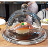 GLASS DOME 12CM (STAND-YG15019) - BROWN - WOODWARE # YG120150
