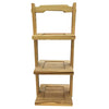 WOODEN 3 - TIER SQUARE DIM SUM STAND - BROWN - WOODWARE # YG130130380