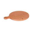 SAPELE ROUND CHOPPING BOARD (W/HANDLE) - BROWN - WOODWARE # YG34027020S