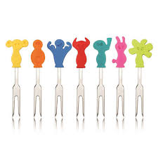 SNACK MARKERS PARTY PEOPLE SET OF 8 - ASSORTED