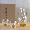 【三星拱照】日本製 翡翠金色清酒壺及清酒杯套裝