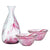 Sake Carafes + Sake cups (2pcs) Red