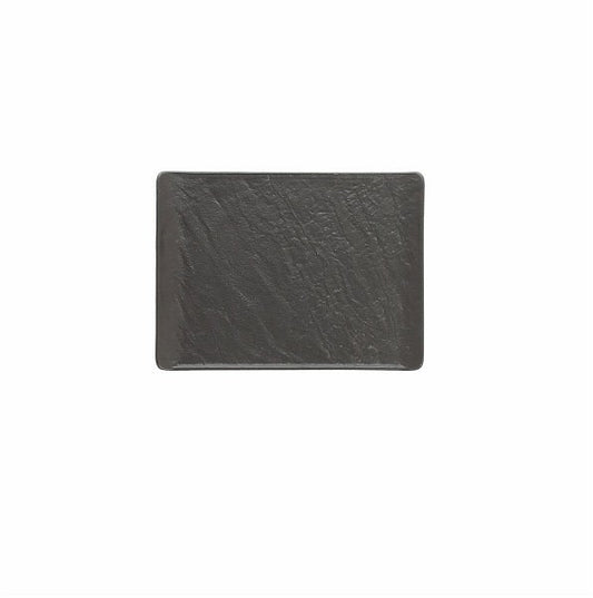 20X15CM RECT PLATE - VULCANIA BLACK - TOGNANA # VU034200779